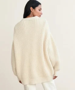 Outlet Alpaca Cocoon Cardigan Women Cardigans