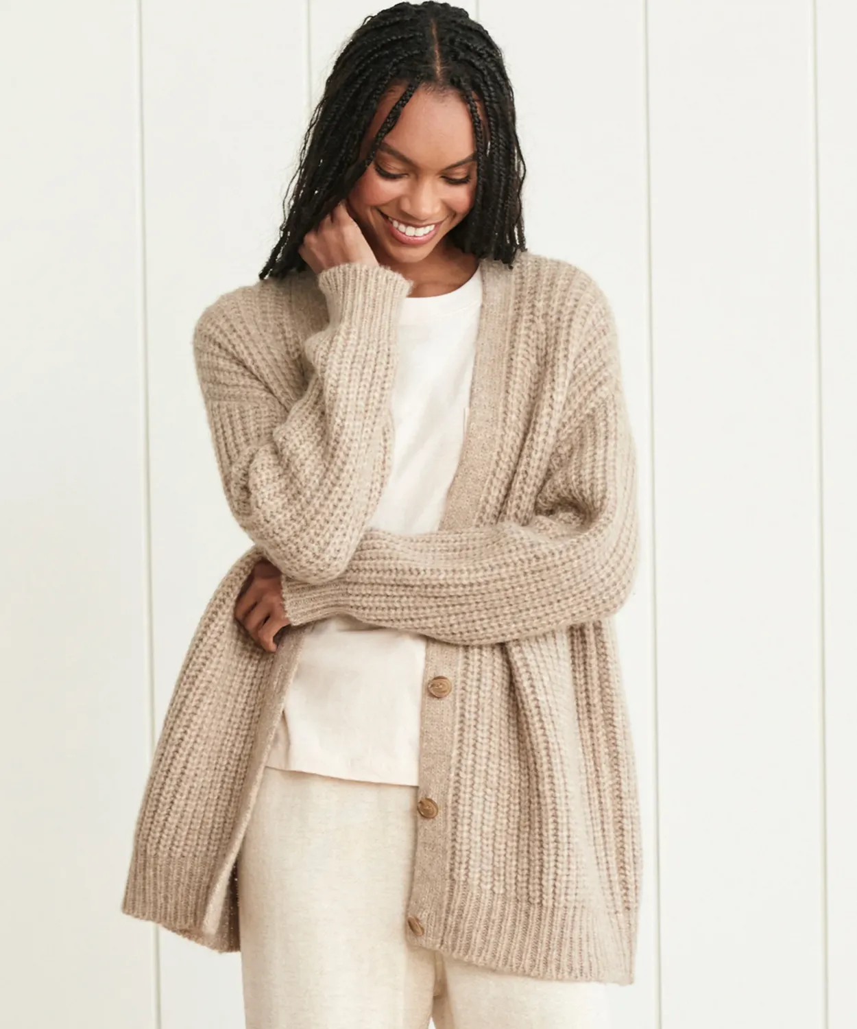 Clearance Alpaca Cocoon Cardigan Women Cardigans