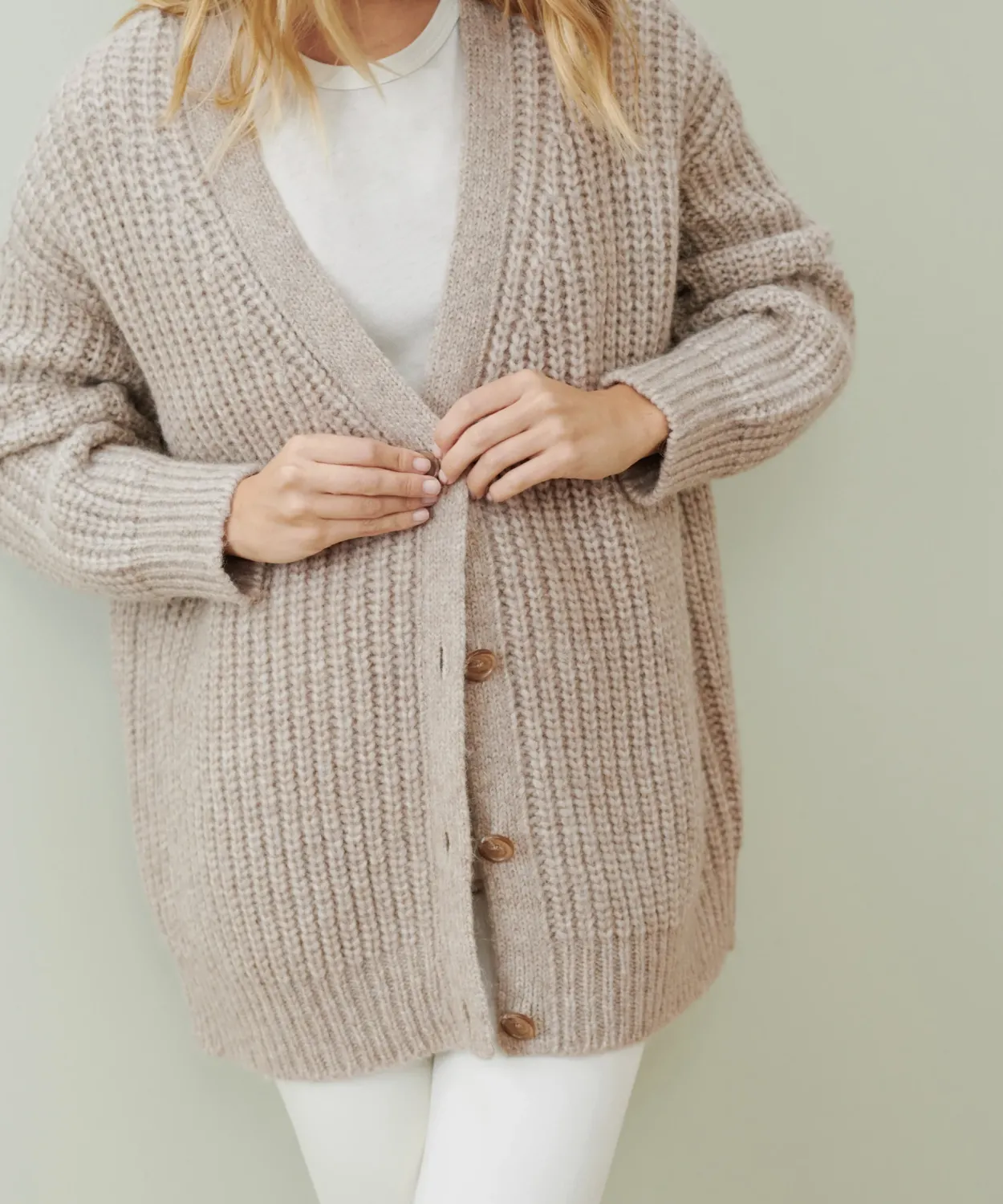 Clearance Alpaca Cocoon Cardigan Women Cardigans