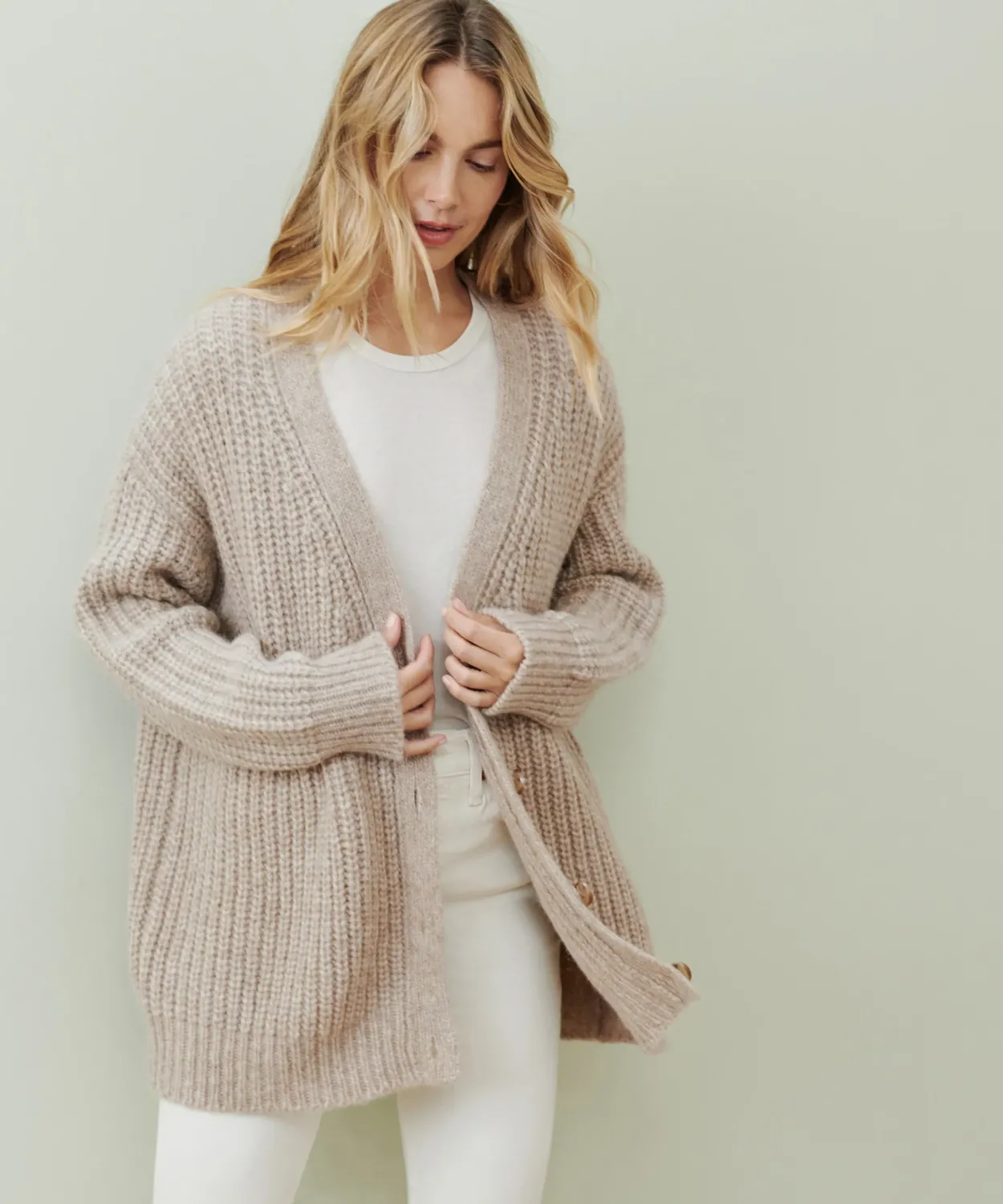 Clearance Alpaca Cocoon Cardigan Women Cardigans