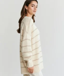 Outlet Alpaca Cocoon Crewneck Women Pullovers