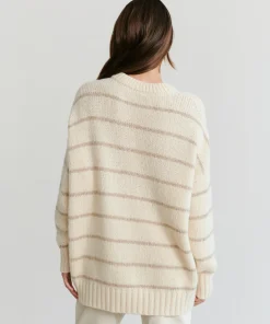 Outlet Alpaca Cocoon Crewneck Women Pullovers