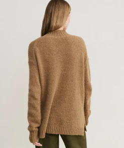 Clearance Alpaca Mockneck Pullover Women Extended Sizes