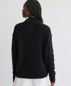 Discount Boucle Button Pullover Women Pullovers