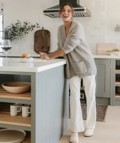 Clearance Boucle Cocoon Cardigan Women Extended Sizes