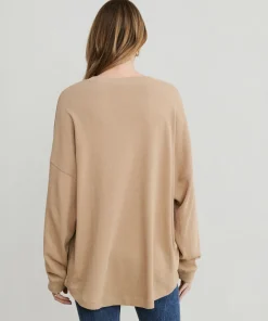 Discount Boyfriend Long-Sleeve Tee Women Tees & Tanks