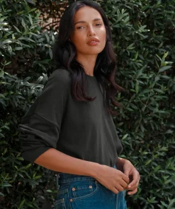 Hot Boyfriend Long-Sleeve Tee Women Tees & Tanks