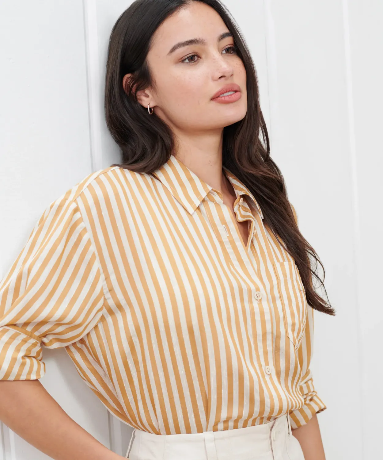 Online Boyfriend Shirt Women Button-Ups