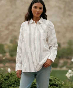 Sale Boyfriend Shirt Women Button-Ups