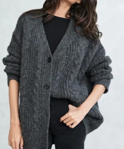 Hot Cable Cocoon Cardigan Women Cardigans