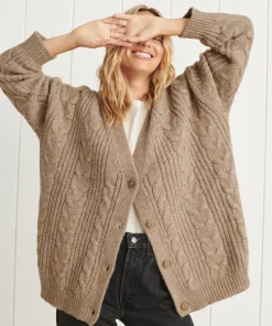 Discount Cable Cocoon Cardigan Women Cardigans