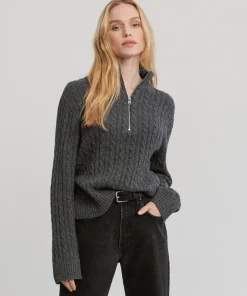 Clearance Cable Nell Half Zip Women Half-Zips