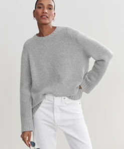 Sale Cashmere Amelia Crewneck Women Pullovers