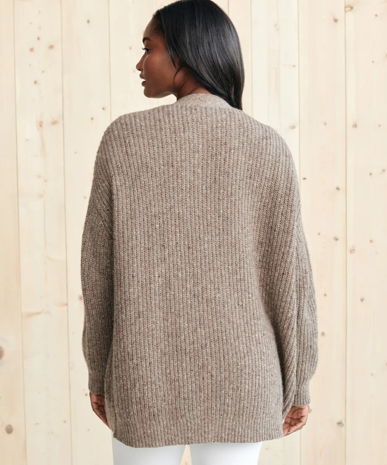 Online Cashmere Cocoon Cardigan Women Extended Sizes