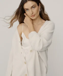 Best Cashmere Cocoon Cardigan Women Extended Sizes