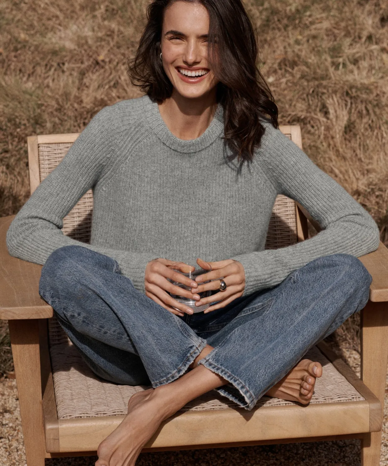 Fashion Cashmere Fisherman Sweater Women Extended Sizes