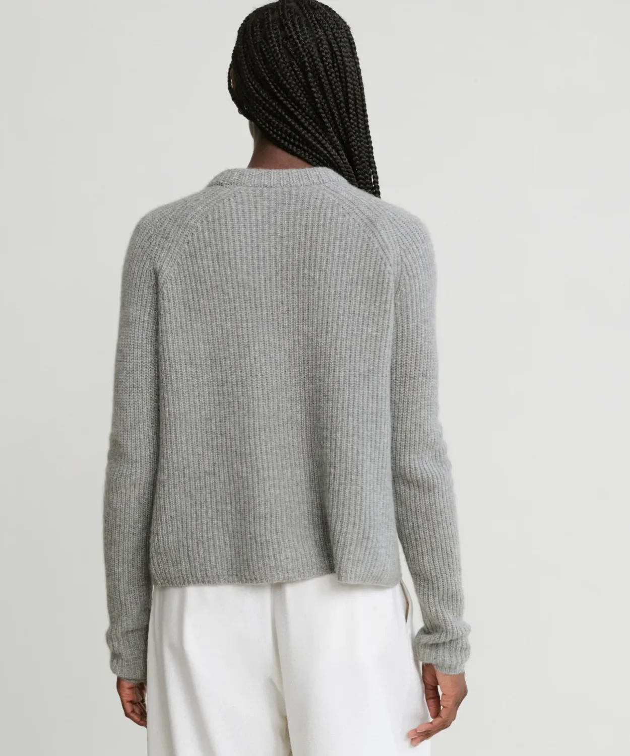 Fashion Cashmere Fisherman Sweater Women Extended Sizes