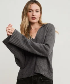 Discount Cashmere Frances Polo Women Pullovers