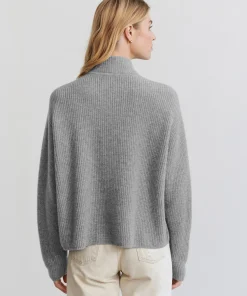 Clearance Cashmere Half Zip Women Half-Zips