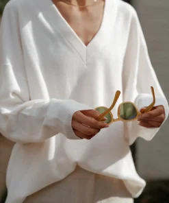 Discount Charlie V-Neck Sweater Women Pullovers