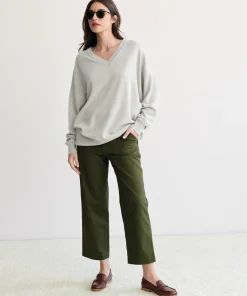 New Charlie V-Neck Sweater Women Extended Sizes