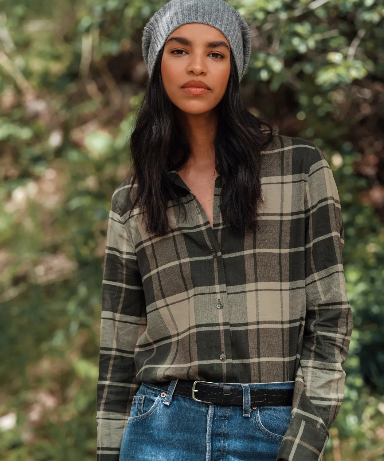 Fashion Classic Flannel Women Button-Ups