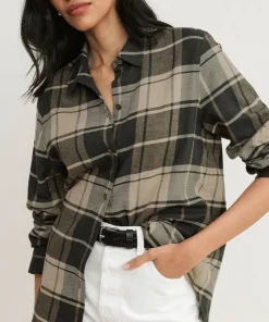 Fashion Classic Flannel Women Button-Ups