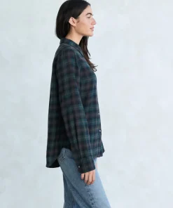 Fashion Classic Flannel Women Button-Ups