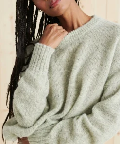 Online Cocoon Crewneck Women Pullovers