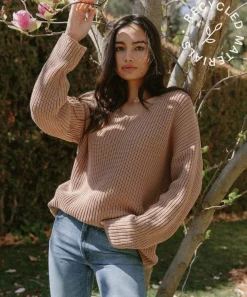 Outlet Cotton Cabin Sweater Women Pullovers