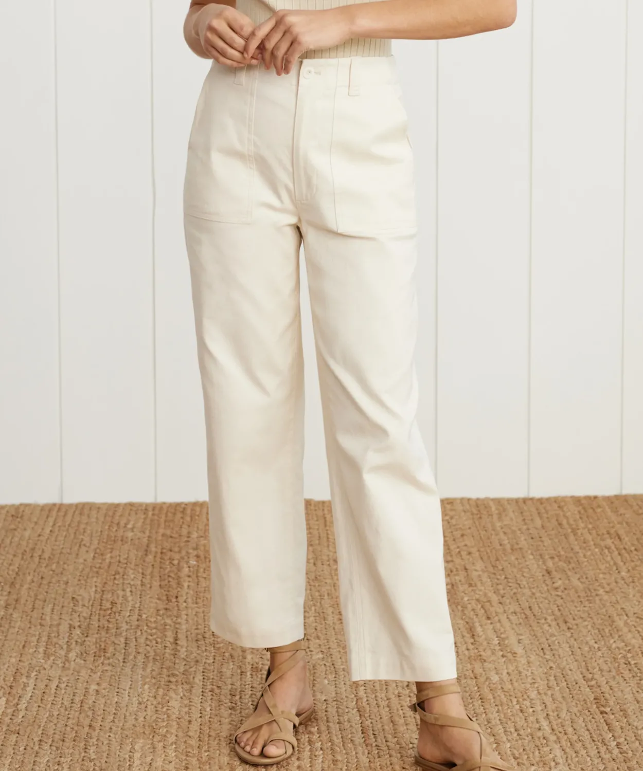 Clearance Cotton Linen Ranger Trouser Women Trousers