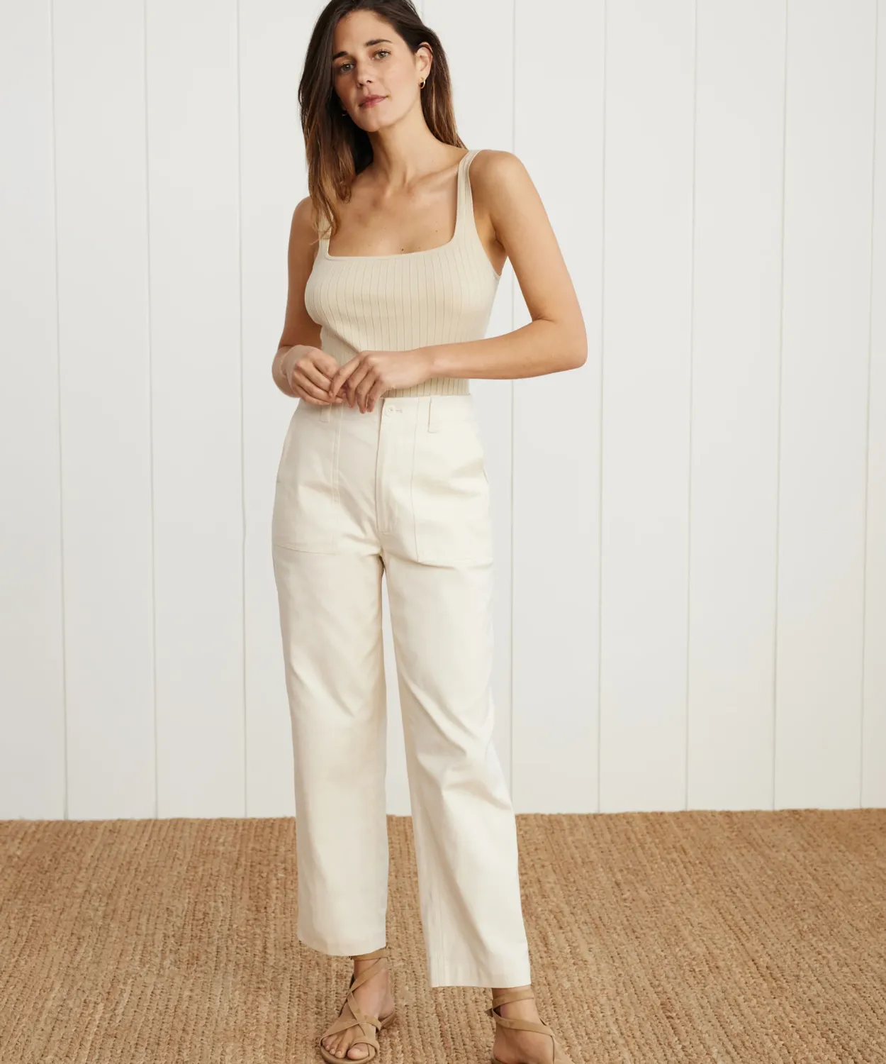 Clearance Cotton Linen Ranger Trouser Women Trousers