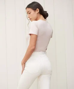 Fashion Cotton Slim Tee Women Tees & Tanks