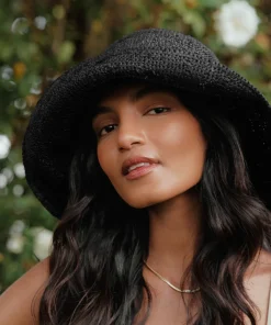 Online Crochet Raffia Sun Hat Women Hats & Beanies