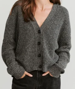 Outlet Cropped Cashmere Cocoon Cardigan Women Cardigans