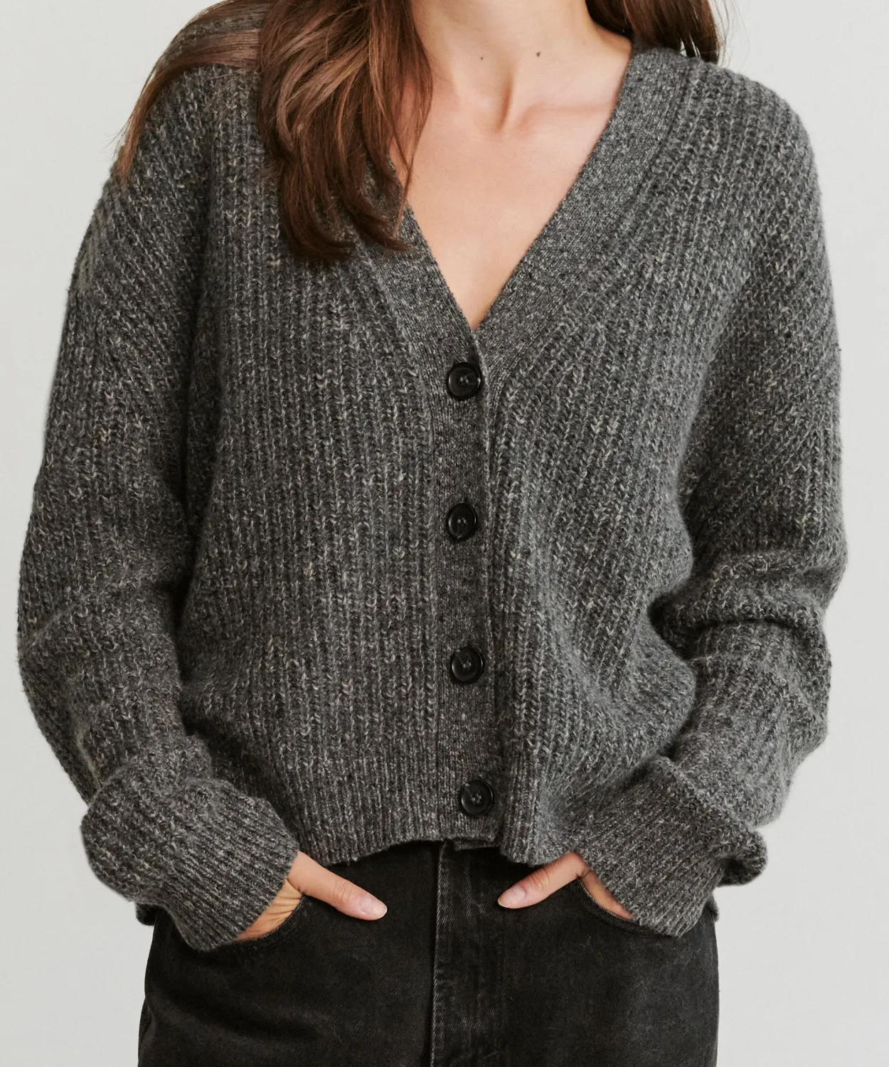 Outlet Cropped Cashmere Cocoon Cardigan Women Cardigans