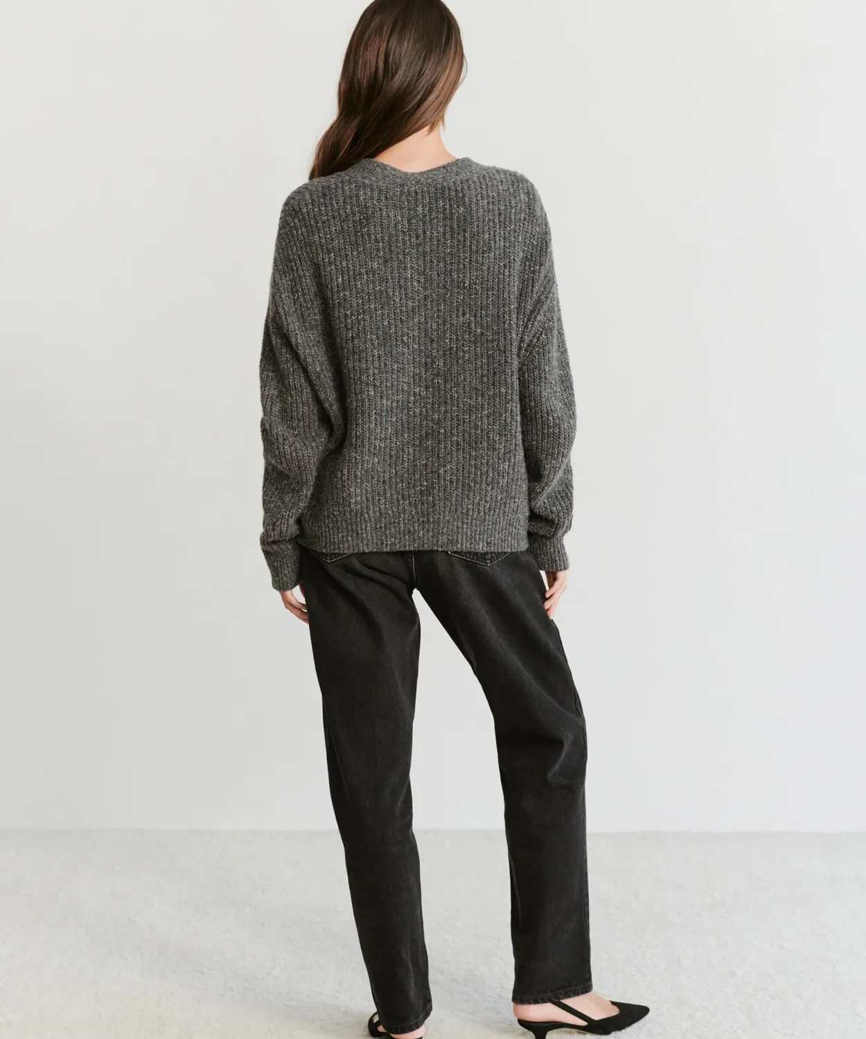 Outlet Cropped Cashmere Cocoon Cardigan Women Cardigans