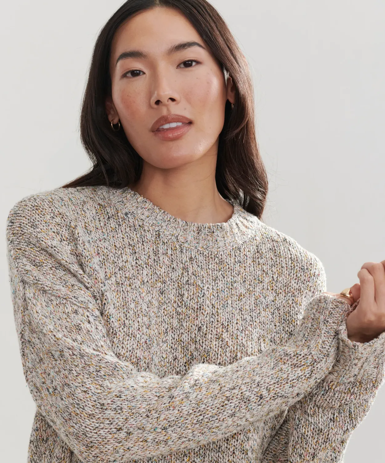 New Cropped Cocoon Crewneck Women Extended Sizes