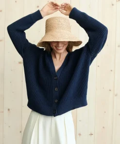 Clearance Cropped Cotton Cocoon Cardigan Women Cardigans