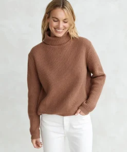 Outlet Cropped Turtleneck Women Turtlenecks