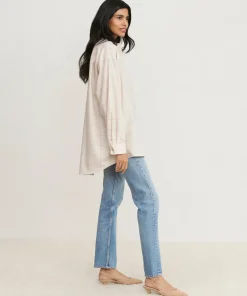 New Dakota Oversized Flannel Women Button-Ups