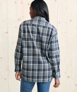 Sale Flannel Boyfriend Shirt Women Button-Ups