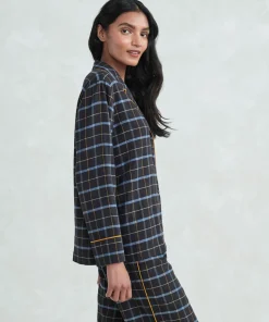 New Flannel Pajama Top Women Pajamas