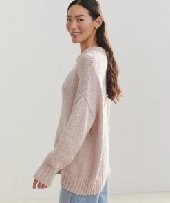 Outlet Foster Cotton Sweater Women Extended Sizes