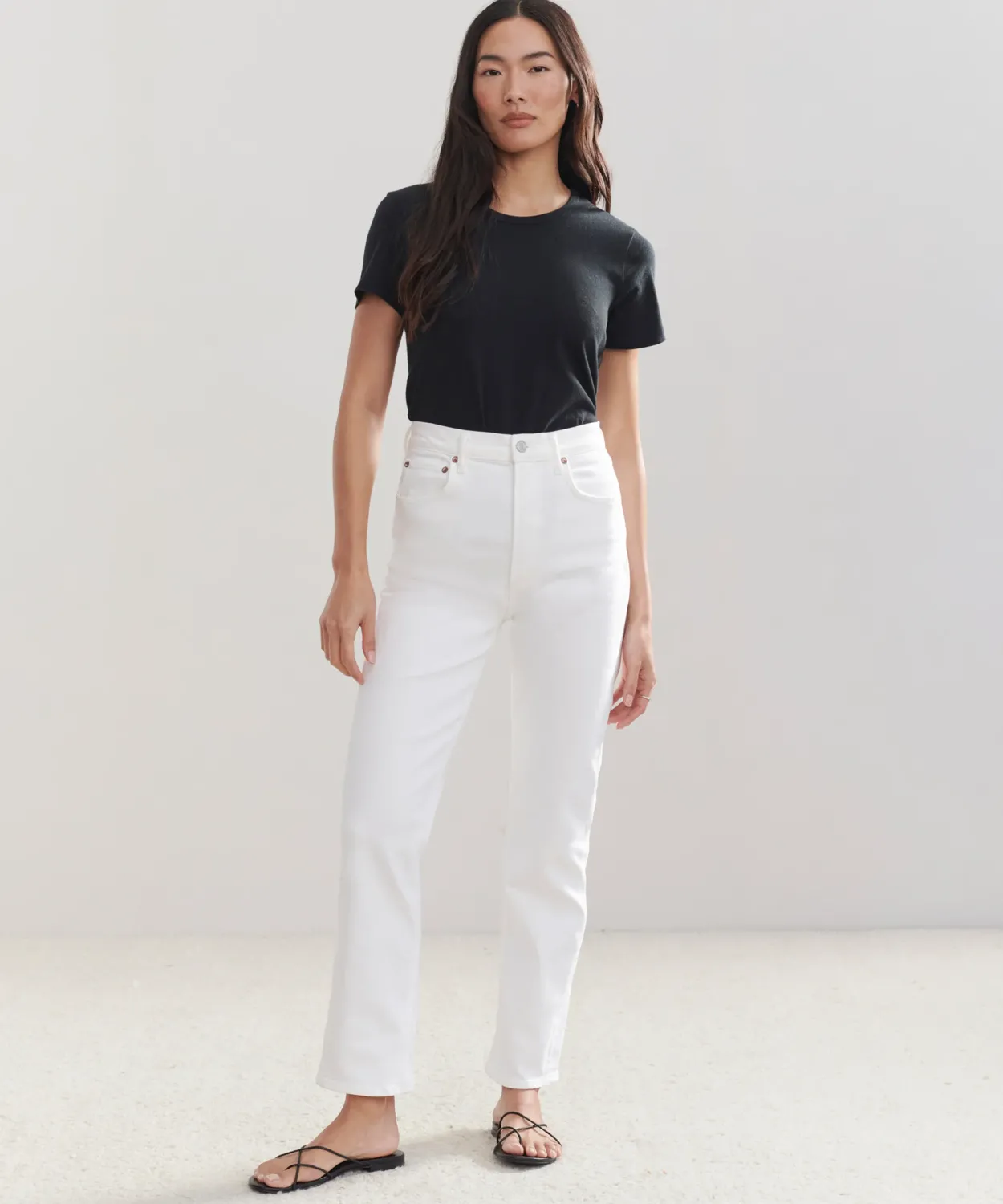 Outlet High Rise Stovepipe Jean Women Denim