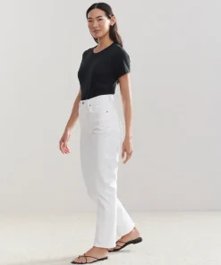 Outlet High Rise Stovepipe Jean Women Denim