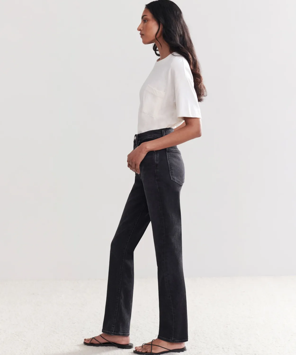 Hot High Rise Stovepipe Jean Women Denim