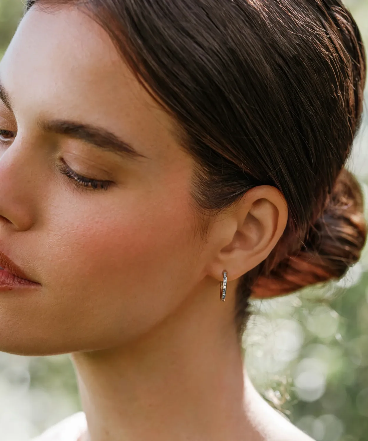 Outlet Iris Diamond Hoops Women Jewelry