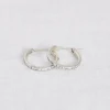 Hot Iris Diamond Hoops Women Jewelry
