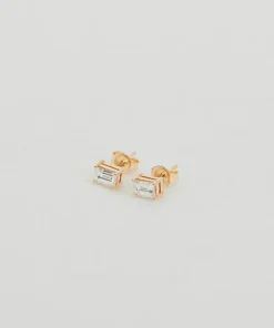 Best Ivy Emerald Cut Studs Women Jewelry